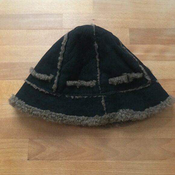 Henri Bendel Sherpa Lamb Fur Bucket Hat main image 5